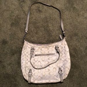White Coach Satchel Bag
